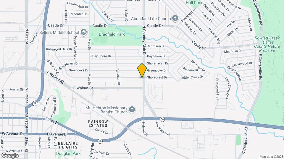 1322 Shorecrest Dr Map and Location Details