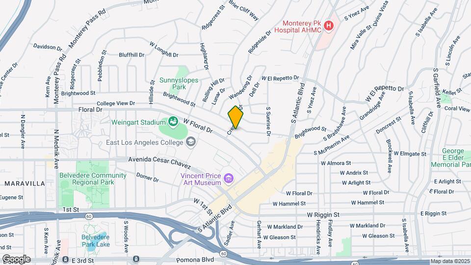 1171 College View Dr Map and Location Details
