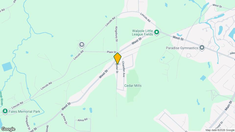 767 Cedar St Map and Location Details