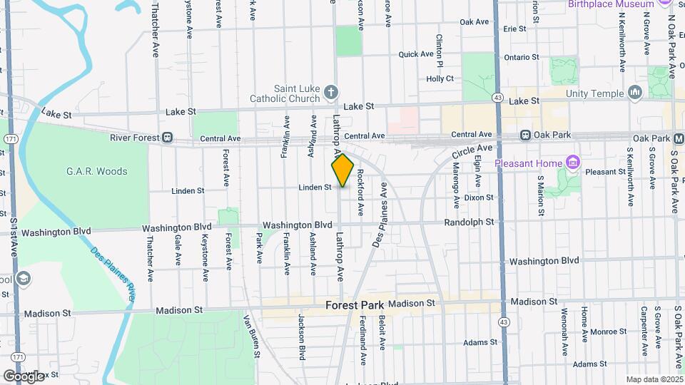 120 Lathrop Ave Map and Location Details