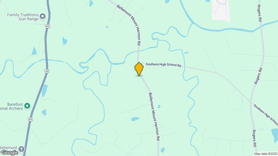 3643 Bellemont Mount Hermon Rd Mapa y Detalles de la Ubicación