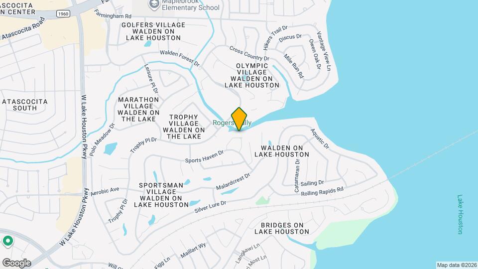 18702 Walden Glen Cir, Unit 105 Map and Location Details