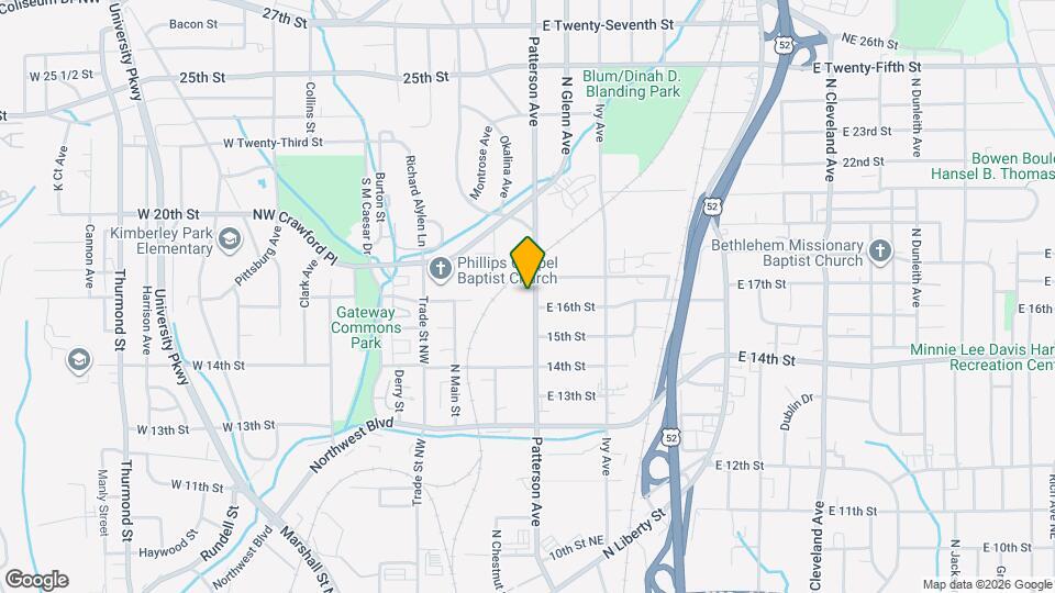 1610 N Patterson Ave, Unit 1610 N Patterson ave Map and Location Details