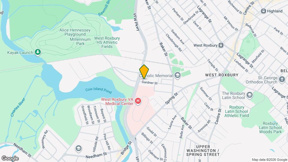 131 Gardner St, Unit 408 Map and Location Details
