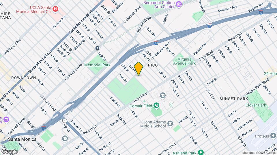 1911 17th St Map and Location Details