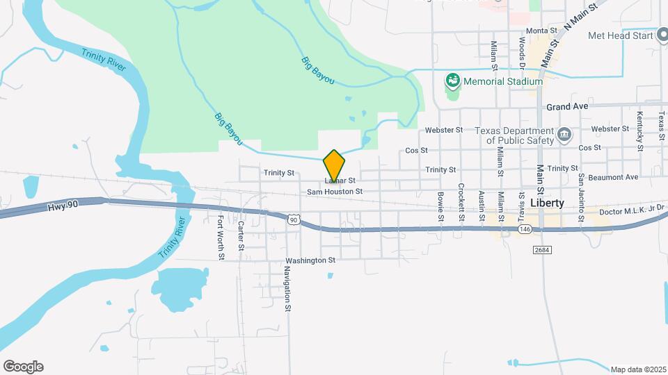 919 Sam Houston St Map and Location Details