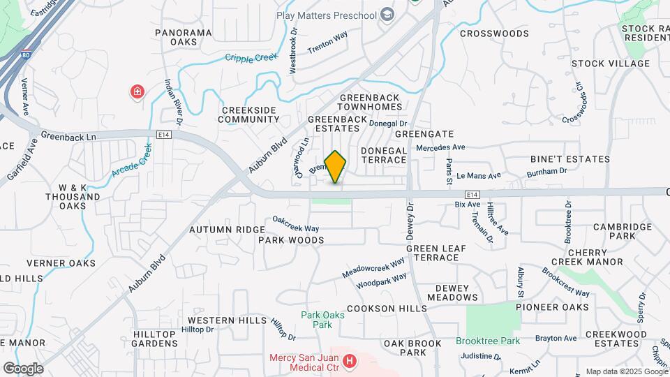 6431 Greenback Ln Map and Location Details