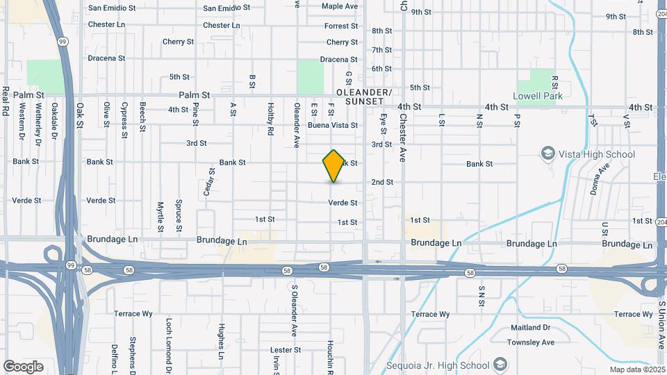 156 F St Mapa y Detalles de la Ubicación