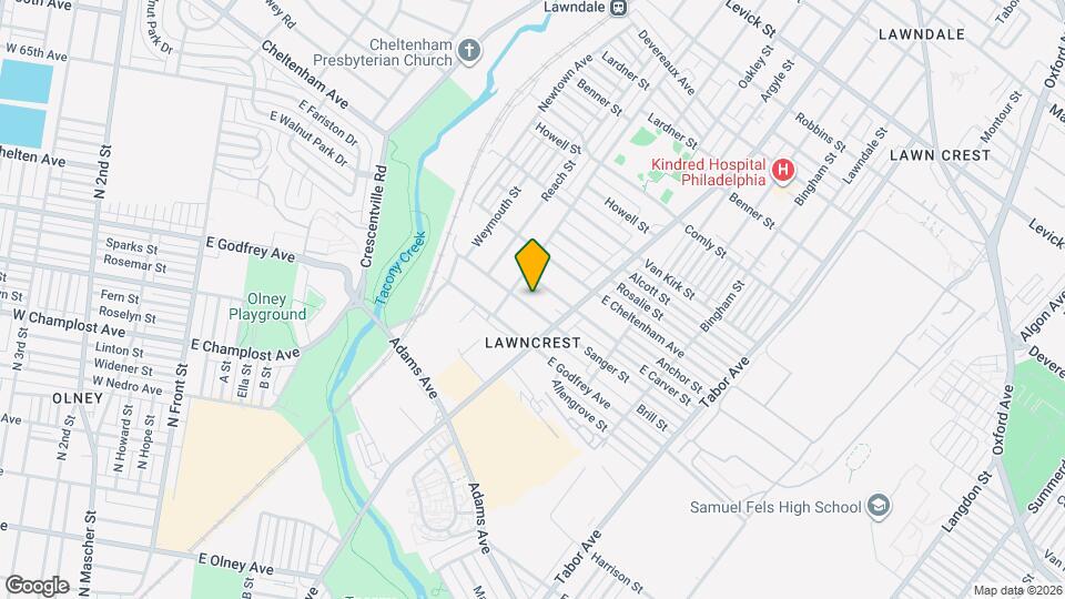 415 E Sanger St Mapa y Detalles de la Ubicación