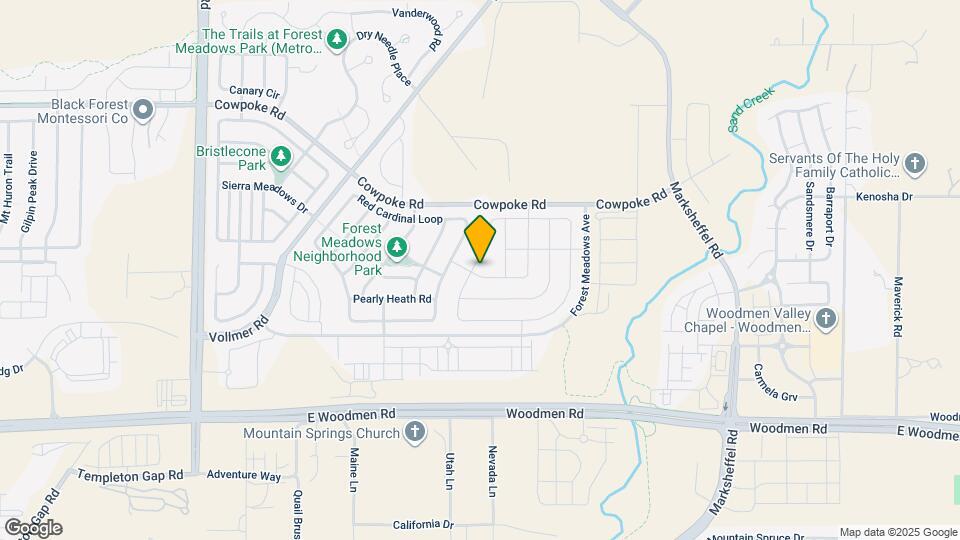 7604 Dry Willow Wy Map and Location Details