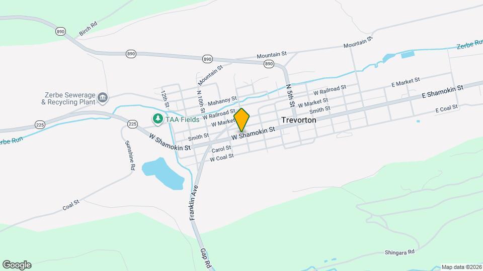 805 W Shamokin St Map and Location Details