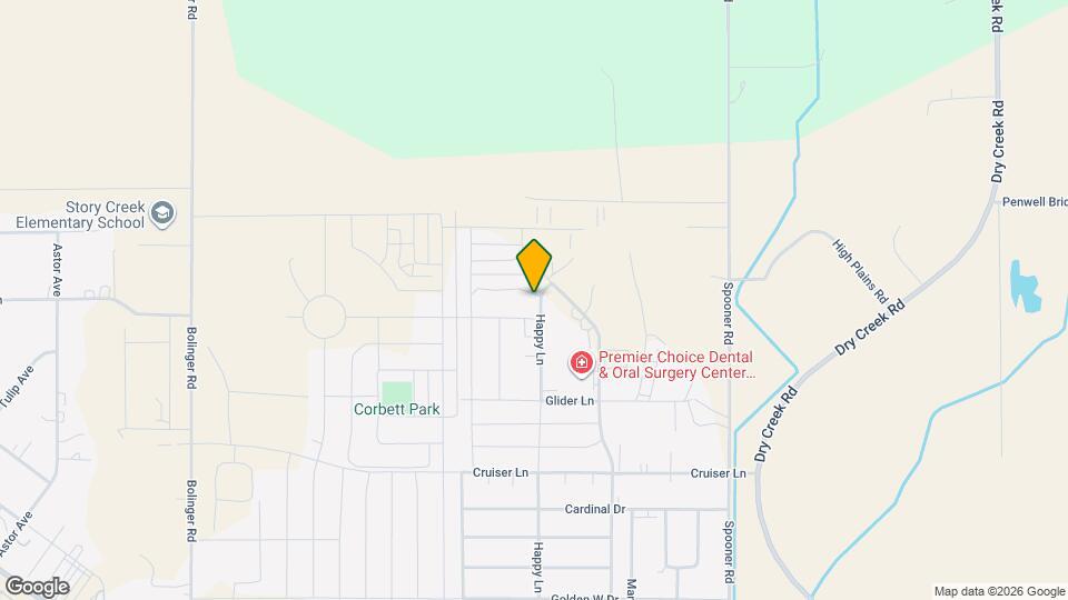 1403 Happy Ln, Unit A Map and Location Details