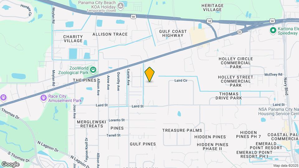8432 Warner Pl Map and Location Details