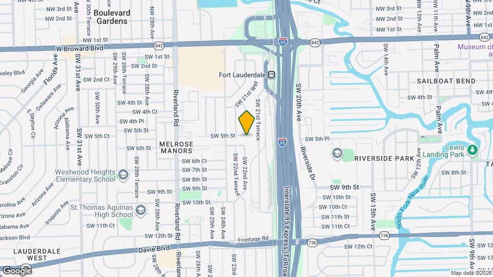 2200 SW 5th St Mapa y Detalles de la Ubicación