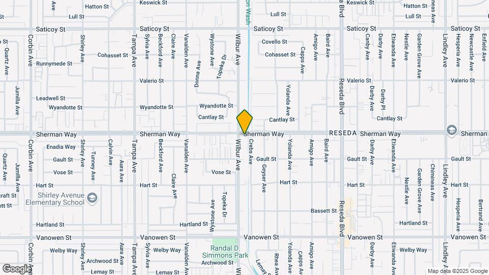 Sherman Way Luxury Apartment Homes Mapa y Detalles de la Ubicación