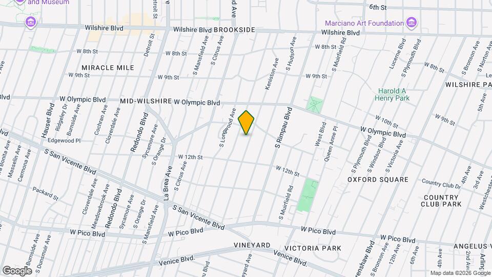 1137 Keniston Ave, Unit NA Map and Location Details