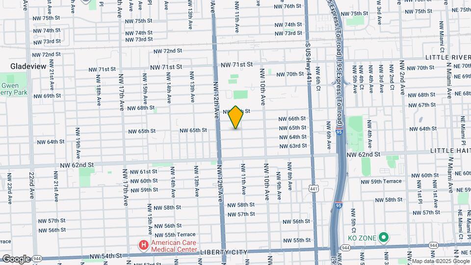 1110 NW 65th St Map and Location Details