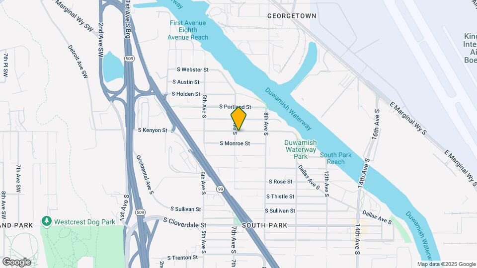 701 S Kenyon St Map and Location Details