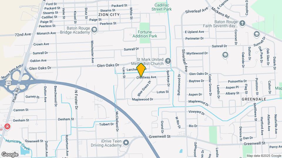 5884 Crestway Ave Map and Location Details