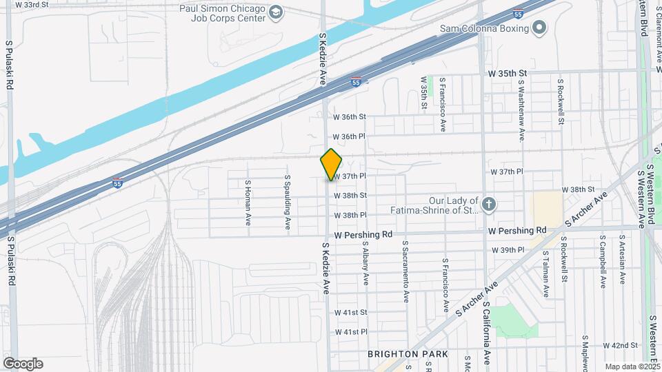 3743 S Kedzie Ave Mapa y Detalles de la Ubicación