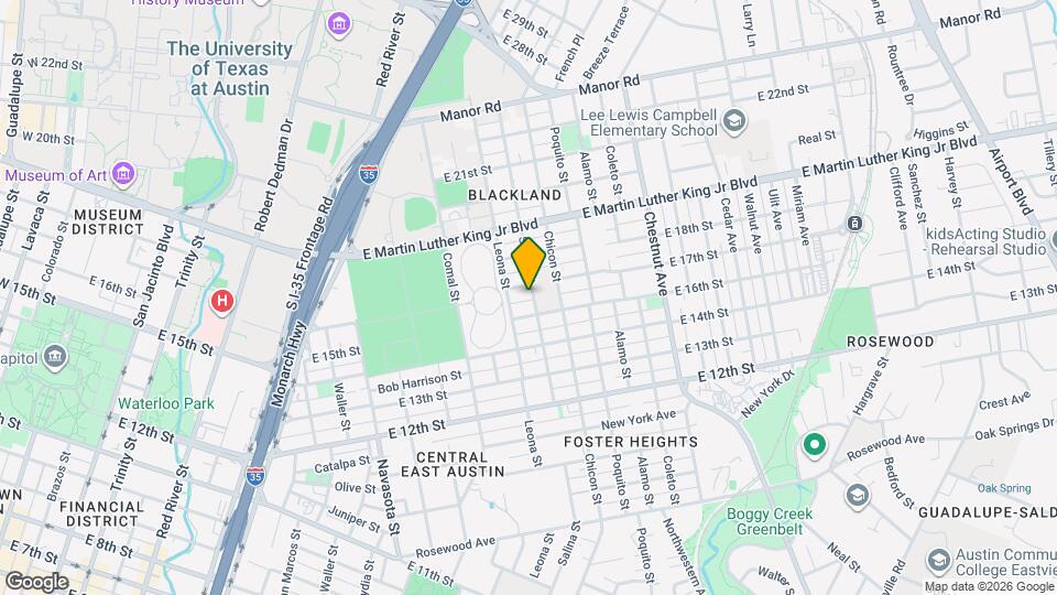 1606 Salina St Map and Location Details