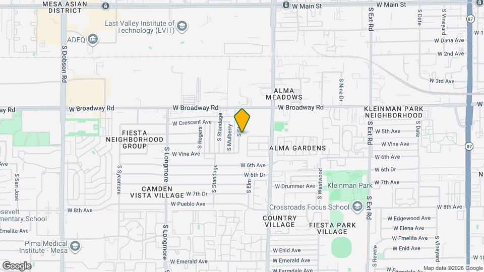 509 S Stewart Map and Location Details