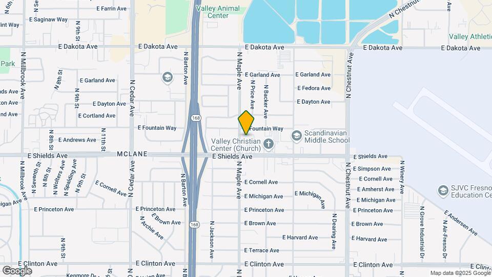 4611 E Andrews Ave Mapa y Detalles de la Ubicación