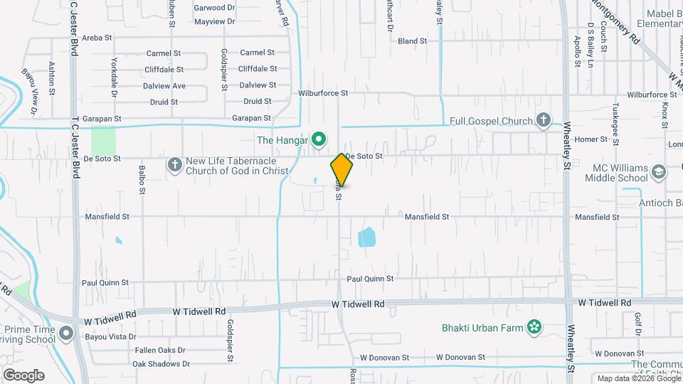 5922 Cebra St Map and Location Details