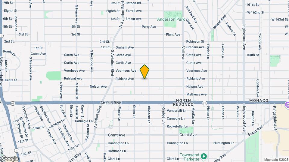 2016 Ruhland Ave, Unit # C Map and Location Details