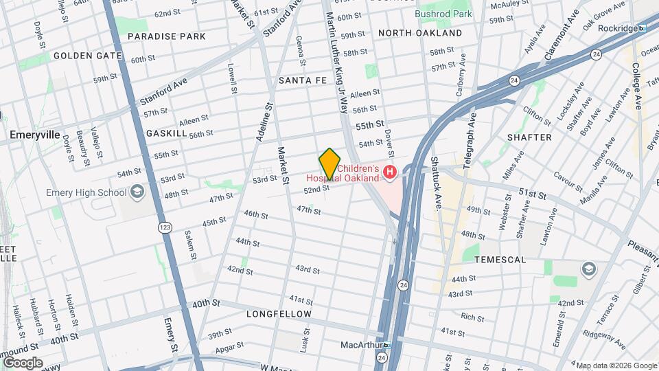 844 52nd St Map and Location Details