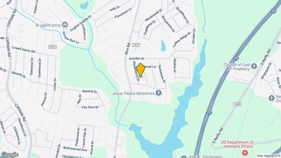 945 Winterberry Dr Map and Location Details