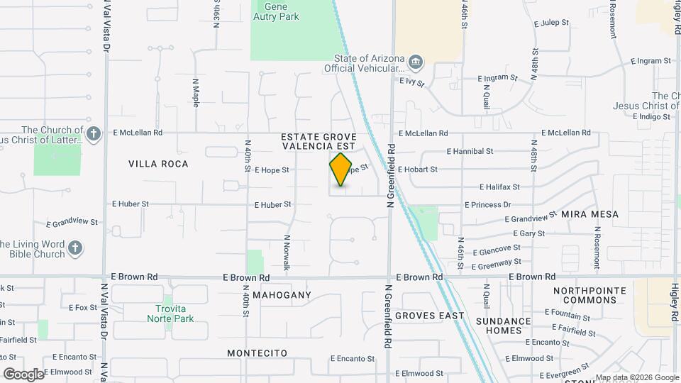 1426 N Omaha Cir Map and Location Details