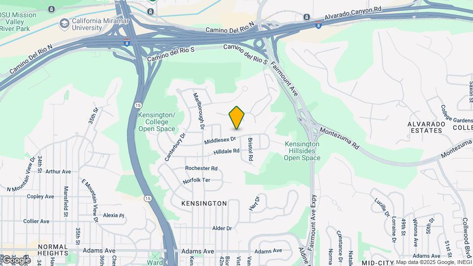 4242 Middlesex Dr Map and Location Details