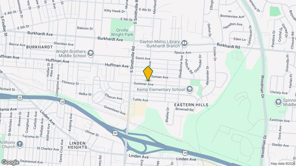 1671 Gummer Ave Map and Location Details