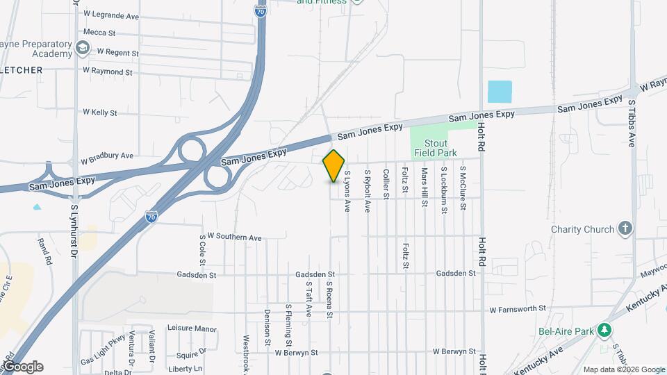 2435 S Roena St Mapa y Detalles de la Ubicación