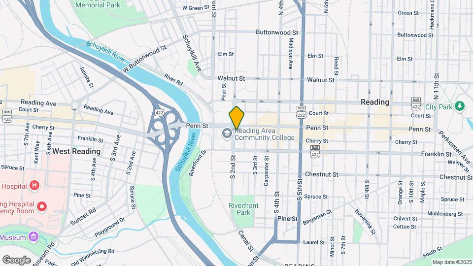 13 S 2nd St, Unit 1 Map and Location Details
