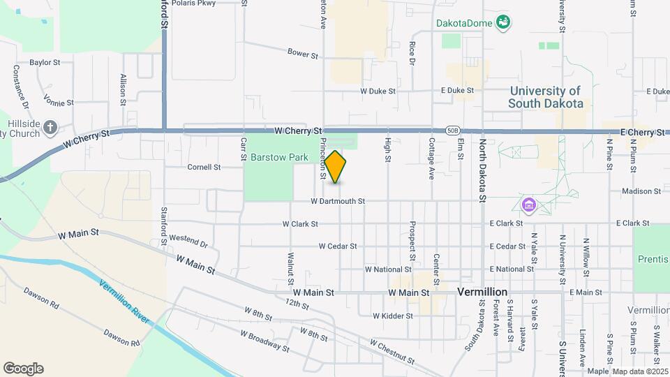 416 Franklin St Map and Location Details