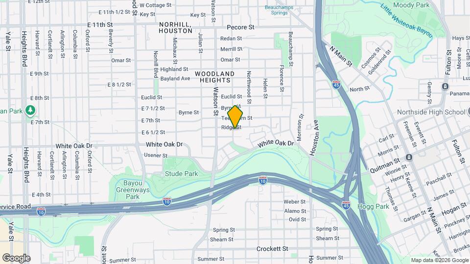 2714 Reagan St Mapa y Detalles de la Ubicación