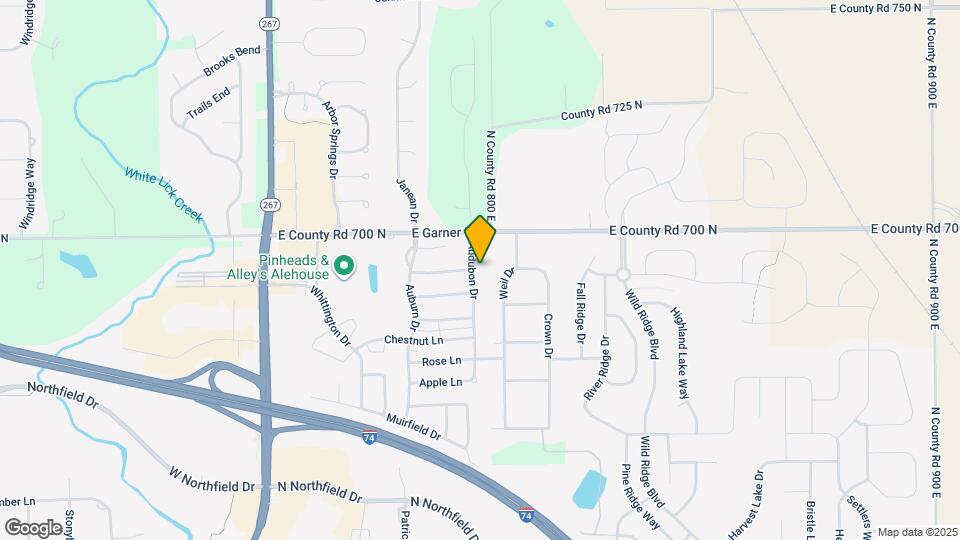 1433 Audubon Dr Map and Location Details