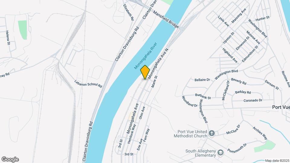 317 Monongahela Ave N Map and Location Details