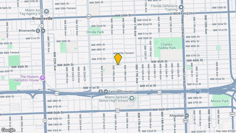 1865 NW 45th St Map and Location Details
