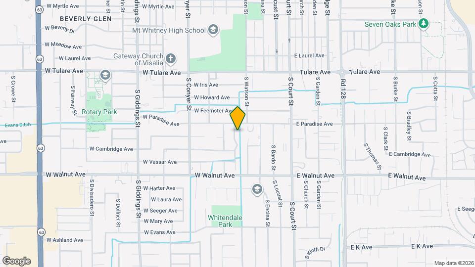 1642 S West St Map and Location Details