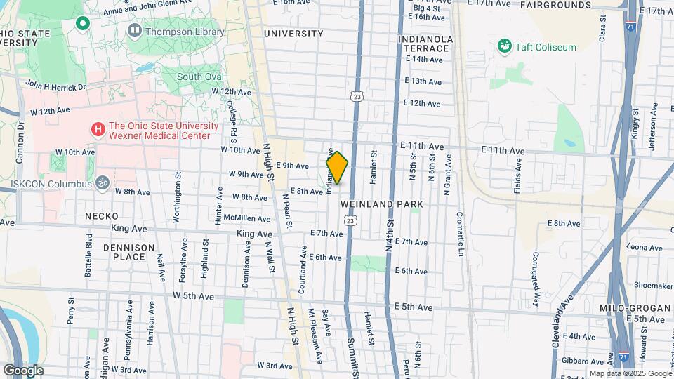 138-146 E 8th Ave Mapa y Detalles de la Ubicación