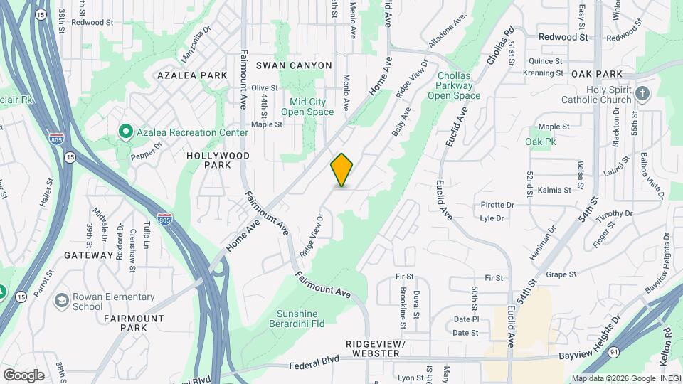 4627 Wendell St Mapa y Detalles de la Ubicación