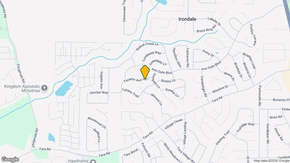 1029 Terance Ave Map and Location Details