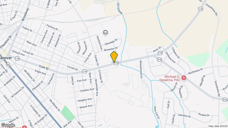 869 York St Map and Location Details