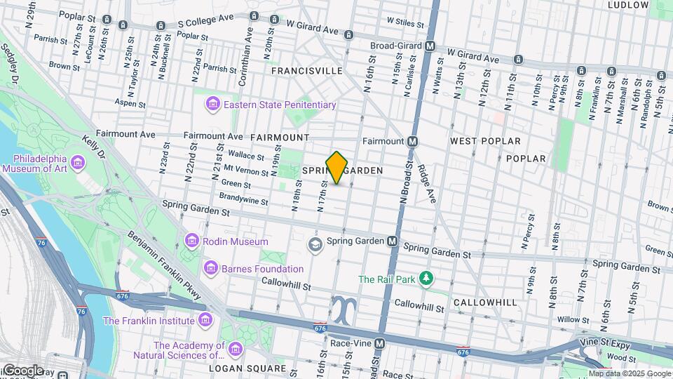 1620 Mt Vernon St Map and Location Details
