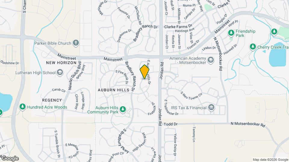 16605 E Auburn Hills Dr Map and Location Details