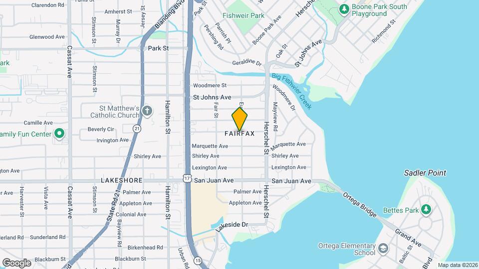 4314 Irvington Ave Map and Location Details