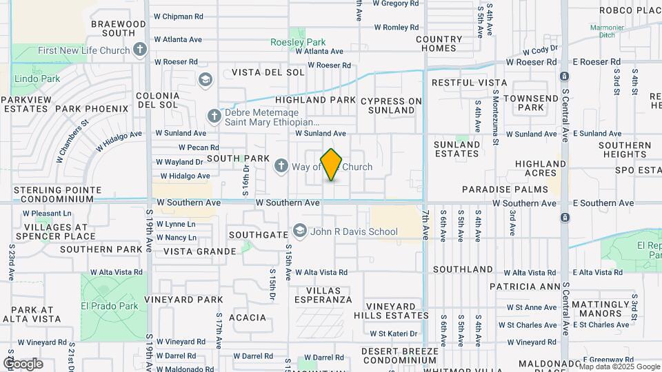 5906 S 12th Ln Map and Location Details